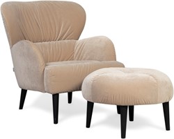 Sits Ross fauteuil + poef