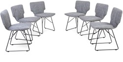 W. Schillig Leon eetkamerstoelen set van 6