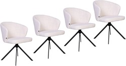 DMO Collection Twist eetkamstoel set van 4