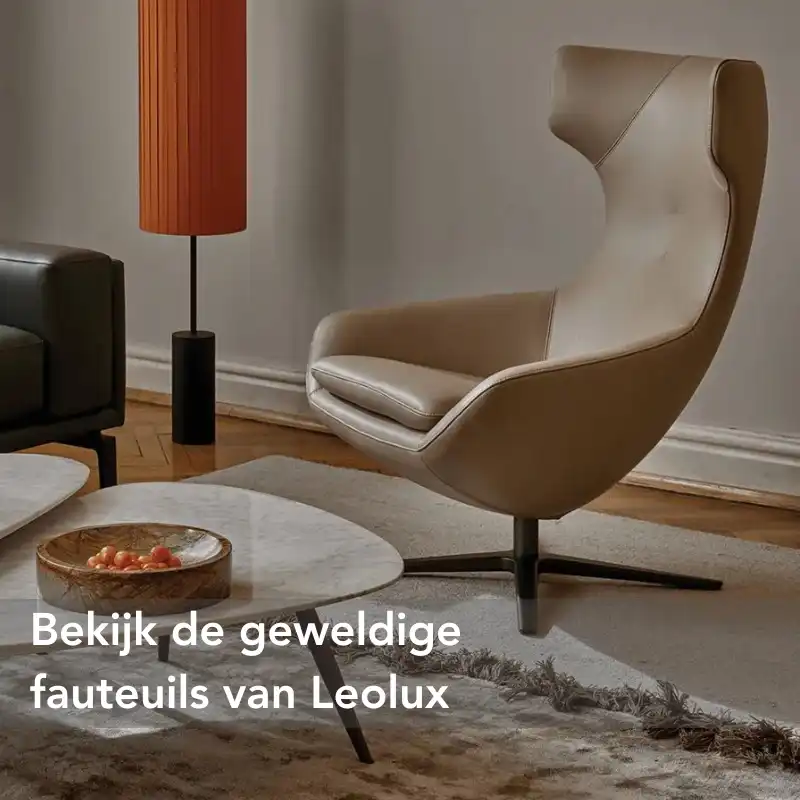 Bekijk de gehele collectie aan design fauteuils van Leolux